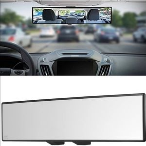 Panoramic car rearview mirror clip on